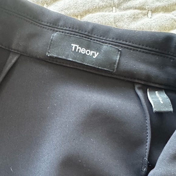 Theory Casual Single-Breasted Blazer size 8 in Black - Picture 12 of 12